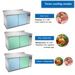 Double Door 10A Efficiency Upright Side by Side Refrigerator with Adjustable