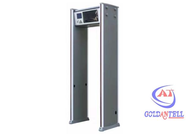 Quality Walk Through Metal Detector Security Gate 600mm Width With Temperature Check for sale