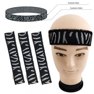 China Wholesale custom logo color width headband sport compression head band yoga wholesale
