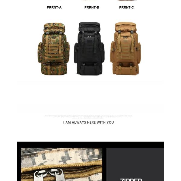 50L Waterproof Backpack for Hiking Sports Camping Lightweight and Versatile