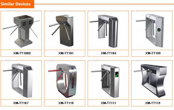 Fast Access Control Turnstile Gate Flap Barrier Door Access Control System