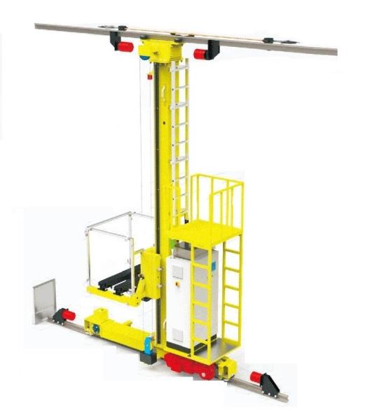 Quality Max 45m Automated Storage Retrieval System AS-RS Stacker For Max 1500kg Pallet for sale