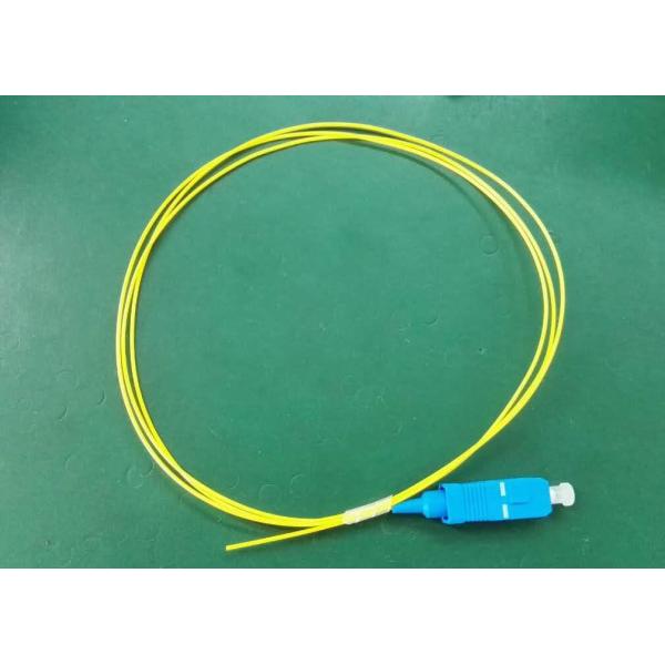 SC APC Fiber Optic Patch Cord Single Mode Single Mode , Fiber Optic Pigtail 9/125