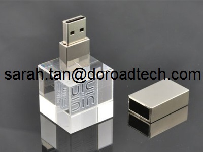 USB Flash Drives Bulk Cheap Crystal USB Memory Sticks, New Model Pen Drive USB3.0 Version