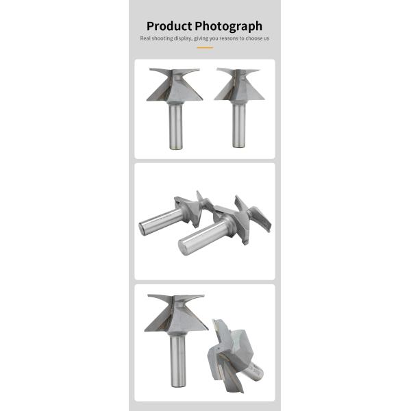 R18 R30 R50 Wood Surfacing Router Bit 55 Degree Hardwood Router Bits