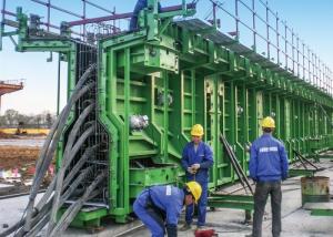 Precast T Girder Concrete Metal Formwork High Space Utilization  Customized Thickness