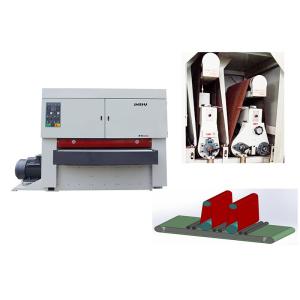 1500MM Automatic Flat Metal Deburring Machines PLC Core with Adjustable Belt