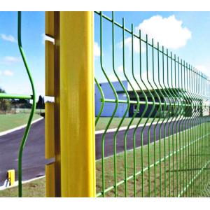 China Galvanized Steel 3D Curved Security Welded Fence Panels 50x200mm 50x150mm wholesale