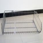 Stackable Chrome Wire Basket Display Rack With KD Structure