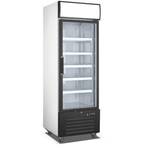 China Glass Door Merchandiser Refrigerator With Frameless Double-Glazed LOW-E Glass Door on sale