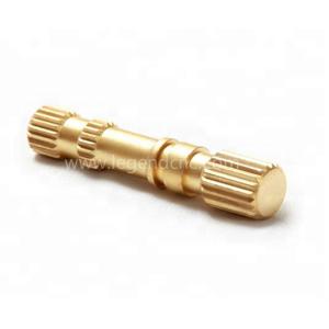 Brass CNC Lathe Components , Copper Parts Custom Machining Services