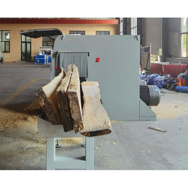 Square Timber Multiple Rip Saw Woodworking Machine 400mm Sawing Width
