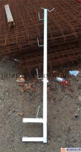 China Professional Slab Formwork Systems Galvanized Adjustable Guardrail Post 1.0m wholesale