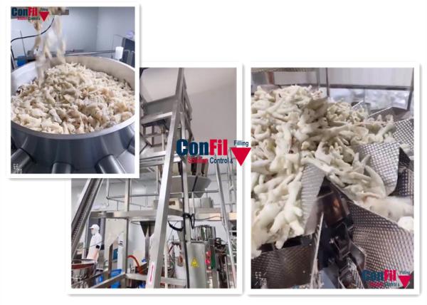 Quality Multihead Weighing Machine Multihead We for Marinated Poultry Chicken waterproof Filling Machine for sale