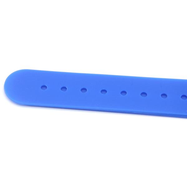 Medical Silicone Anesthesia Mask Strap Adjustable Transparent Blue