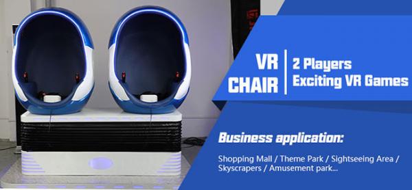 Egg Shape 9D Vr Motion Chairs 9D Egg Virtual Reality Cinema With Vr Glasses