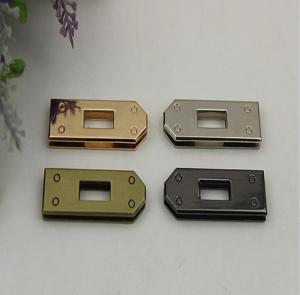 China High end multi-color zinc alloy purse lock bag hardware accessories bottom for selling on sale