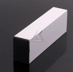 China White Powder Coated Aluminium Tube , Aluminum Extrusion Square Tube 6063 wholesale