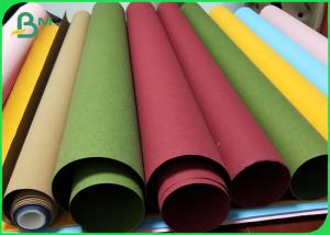China Multicolor Kraft Paper Fabric For Making Cloth Label Washable wholesale