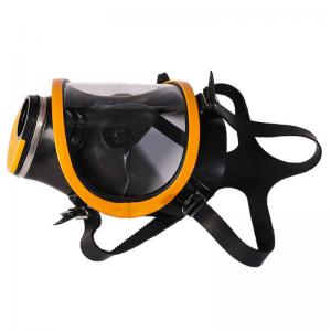China Adjustable Strap Full Face Chemical Mask Puda Self Priming Filter Gas Mask on sale