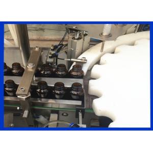 PET Bottle Filling Capping Machine , PLC Controller Filling Sealing Machine