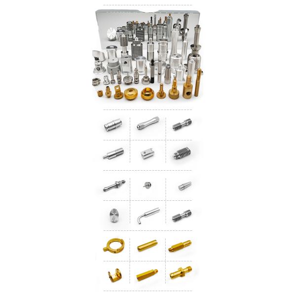 Customize Auto Lathe Turning CNC Machining Brass Parts With Drilling