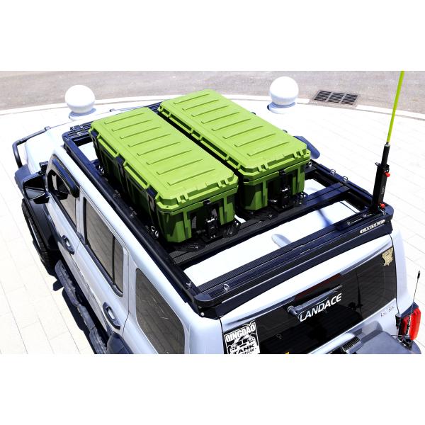 Roof Rack Mounting Silver Multi Function Organizer Box for Large Capacity Organization