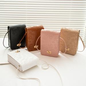 China Women Phone Crossbody Bag Pu Leather Mini Shoulder Messenger Bag Travel Portable Coin Purse Card Pouch Bags for Girls Wallets wholesale
