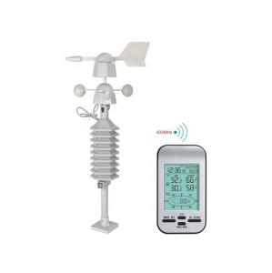 Remote Monitoring Temperature digital weather station With Wind Speed Direction Sensor And Anemometer