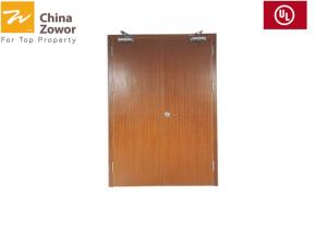 China BS Certified Fireproof Wooden Doors With Vision Panel/ Melamine Finish/ China Fir Skeleton wholesale