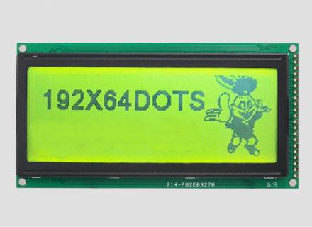 Quality Industrial 5V/3.3v LCM 192x64 Graphics LCD Module 120x62 Dot Matrix Display Module for sale