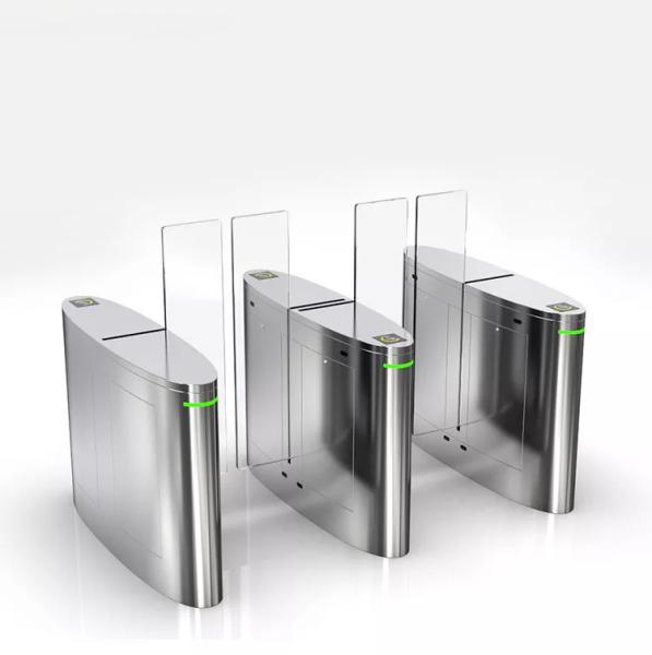 Quality High Security Access Control Turnstiles Pedestrian Entry Exit Optical Sliding Turnstile for sale