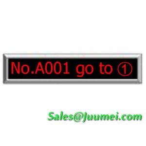 China Queue System 8 Character one Line LED Counter Display (LD02D) wholesale