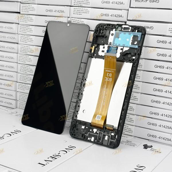 A127 lcd With Frame For a127 Original New Service Pack Mobile Screen Display A12 Nacho Touch Pantalla