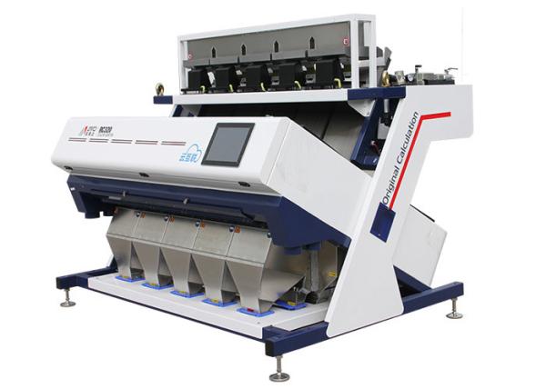 Quality AMD RC5 2.5-15 T/H Digital Intelligent Grain Color Sorter Machine  Low Power Consumption for sale