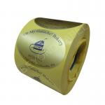 Gold Foil Paper Roll Self Adhesive Food Labels For Promotion Package