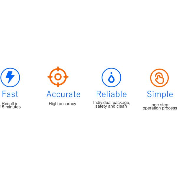 Individual 5 Tests Nasal Swab Antigen Self Test Kit 98.50% Sensitivity