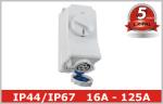 220V 380V Electrical Socket Outlets with Industrial Switch Interlock