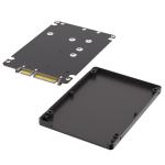 Full-size NGFF M.2 B Key/mSATA SSD to 2.5 SATA3 Adapter 2 in 1 with Plastic