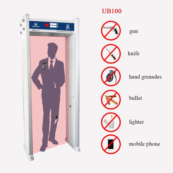 Single Zone Security Walk Through Gate Password Protection With Brush Real Wood