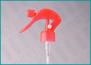 China 28/410 Red PP Spray Trigger Nozzle Head Smooth Closure For House Cleaning wholesale