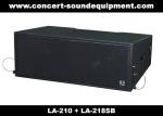 60Hz Disco 680W Line Array Speaker With 1.4" + 2x10" Neodymium Drivers For Fixed