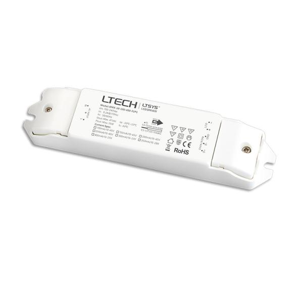 Quality White Plastic 10w Dimmable Led Driver , Dmx Led Driver 0-100% Dimming Range for sale
