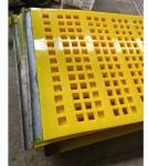 Square Polyurethane Rubber Tension Screen With Hooks For Mine And Quarry
