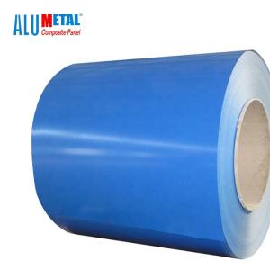 China 3 Layers Painted Aluminum Coil Coating Aluminum 1500mm Heat Resistant H22 Stucco Embossed SGS wholesale