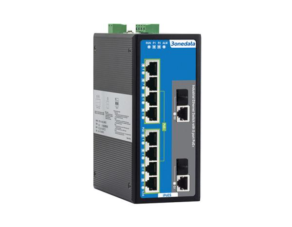 Quality IP40 Waterproof Industrial POE Switch 48VDC Input Power 5.6Gbps Switch Capacity for sale