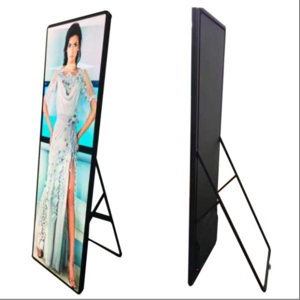 SMD2121 Smart LED Poster Display 1R1G1B Pixel Configuration Energy Saving