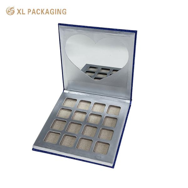 Quality Luxury Custom Rectangle Custom Empty Eyeshadow Palette Pans Eye Shadow Case Container Packaging for sale