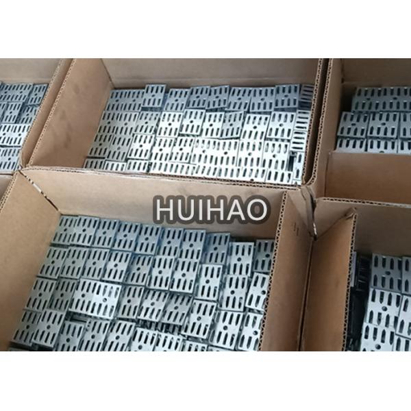 Stainless steel 8-prong impaling clips for fiberglass acoustical panels