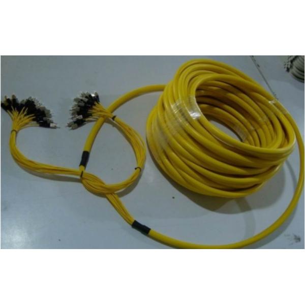 12 24 48 Cores Optical Breakout Cable G 657A1 OM3 OM4 LC SC ST FC Connector